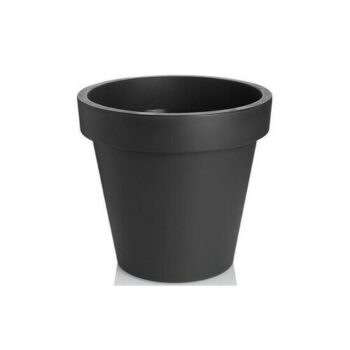 Gardenico Kvetináč Metro Twist 'n' Roll antracit, 29 x 26,5 cm, 29 cm