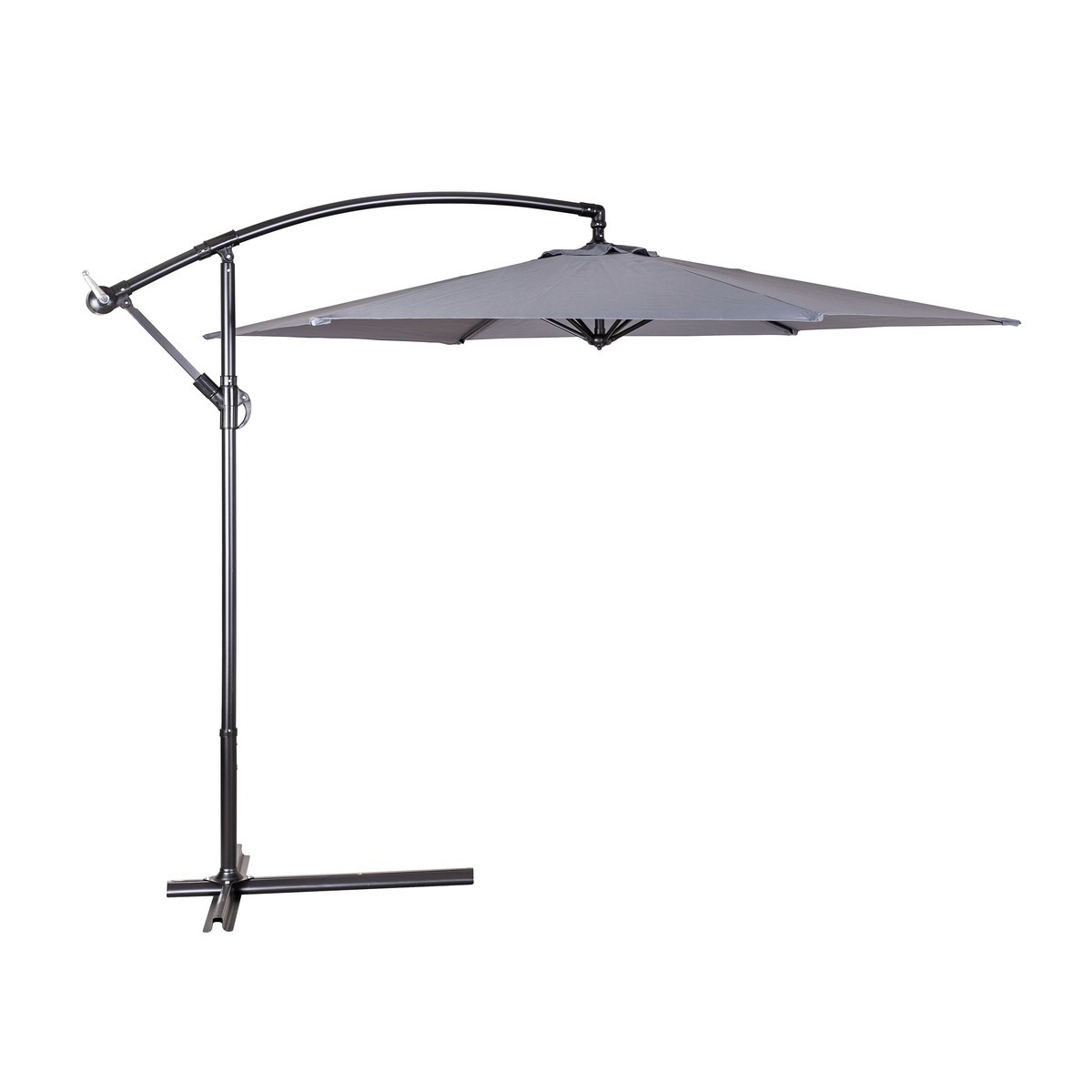 HAPPY GREEN Slnečník závesný 300 cm, antracit HAPPY GREEN Slnečník závesný 300 cm, antracit