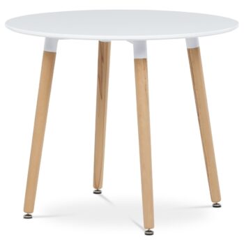 Jedálenský stôl 90 x 90 cm, biela