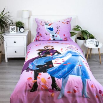 Jerry Fabrics Bavlnené obliečky Frozen „Magicaltime“, 140 x 200 cm, 70 x 90 cm, 140 x 200 cm, 70 x 90 cm