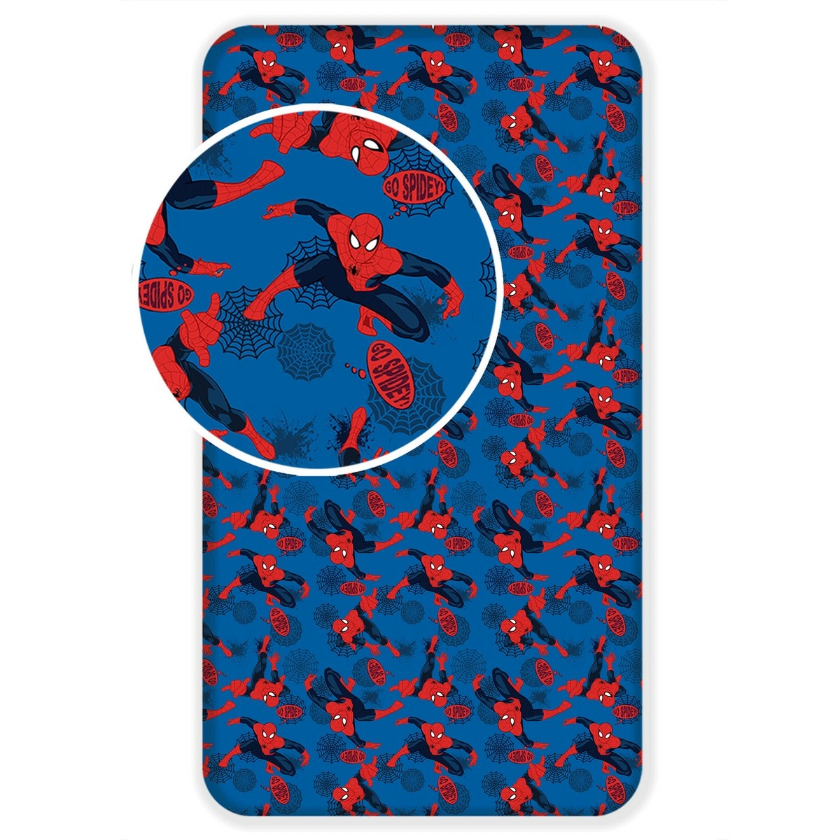 Jerry Fabrics Bavlnené prestieradlo Spiderman 06, 90 x 200 cm Jerry Fabrics Bavlnené prestieradlo Spiderman 06, 90 x 200 cm
