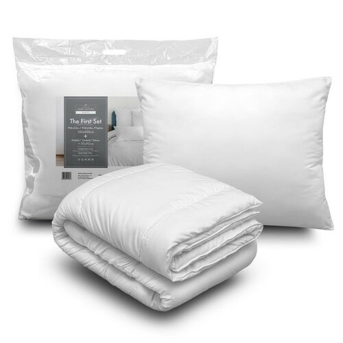 John Cotton Set prikrývky a vankúša The first, 140 x 200 cm + 70 x 90 cm John Cotton Set prikrývky a vankúša The first, 140 x 200 cm + 70 x 90 cm