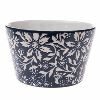 Keramická miska Biely kvet, 570 ml