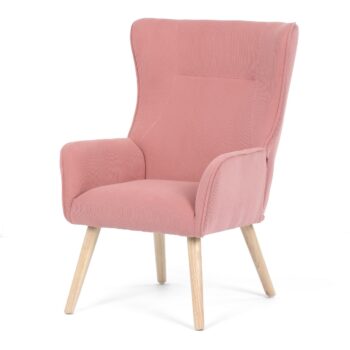 Kreslo ušiak PINK2, ružová