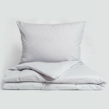 Kvalitex Flanelové obliečky svetlosivá, 140 x 200 cm, 70 x 90 cm, 140 x 200 cm, 70 x 90 cm