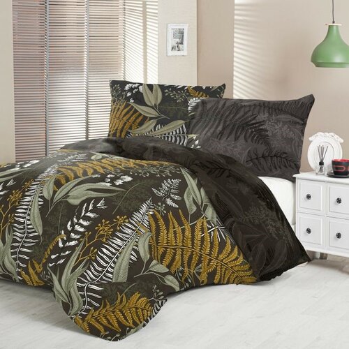 Kvalitex Saténové povlečení Luxury CollectionKapradí hnědá, 140 x 200 cm, 70 x 90 cm, 140 x 200 cm, 70 x 90 cm Kvalitex Saténové povlečení Luxury CollectionKapradí hnědá, 140 x 200 cm, 70 x 90 cm, 140 x 200 cm, 70 x 90 cm