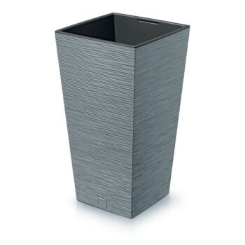 Kvetináč FURU SQUARE 24 cm, sivá, 24 cm
