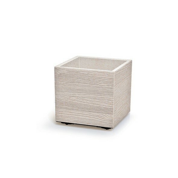 Kvetináč MADERA SQUARE ECO WOOD 38,5 cm, biela ECO, L Kvetináč MADERA SQUARE ECO WOOD 38,5 cm, biela ECO, L