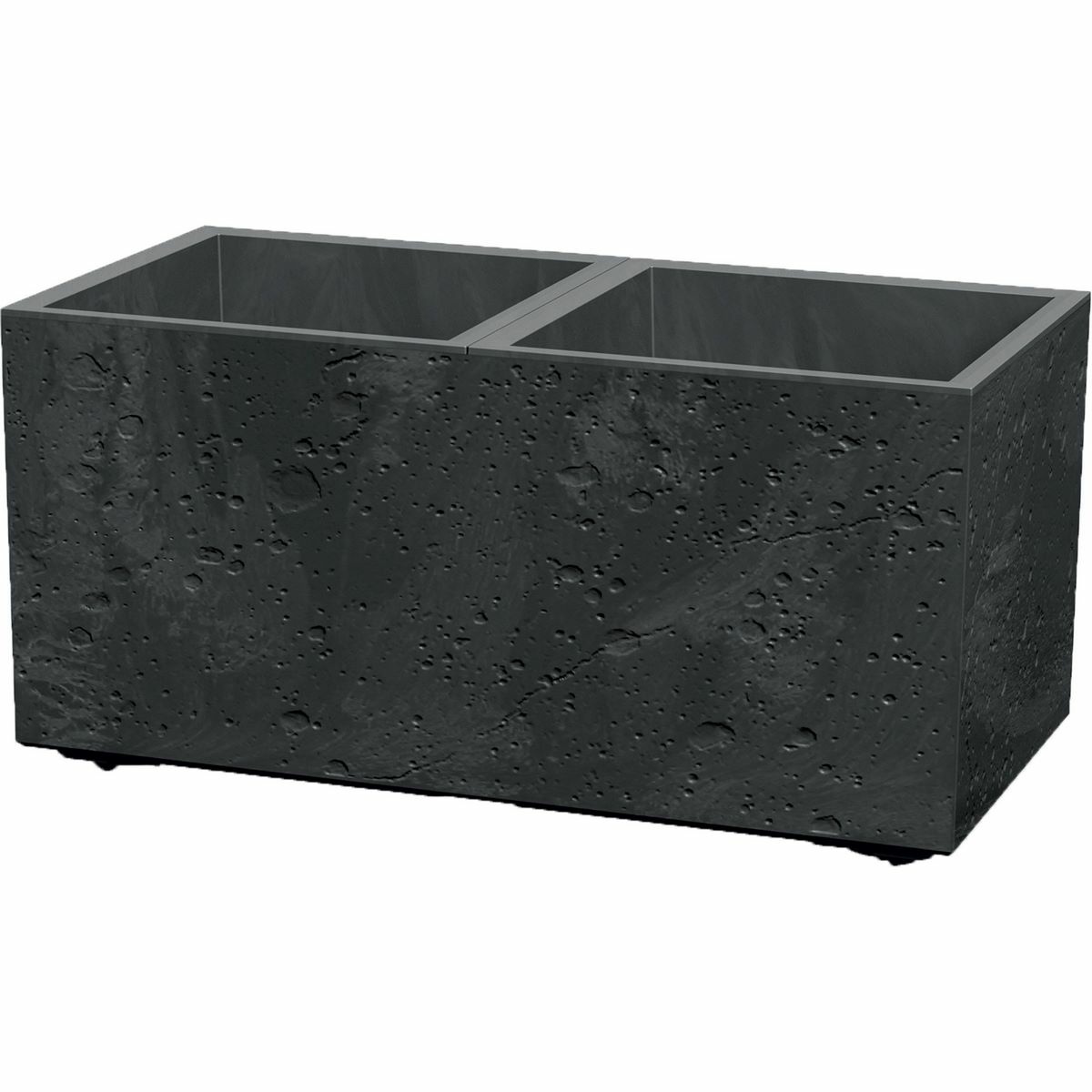 Kvetináč SIERRA CASE BETON EFFECT 57,7 cm, čierna, S Kvetináč SIERRA CASE BETON EFFECT 57,7 cm, čierna, S