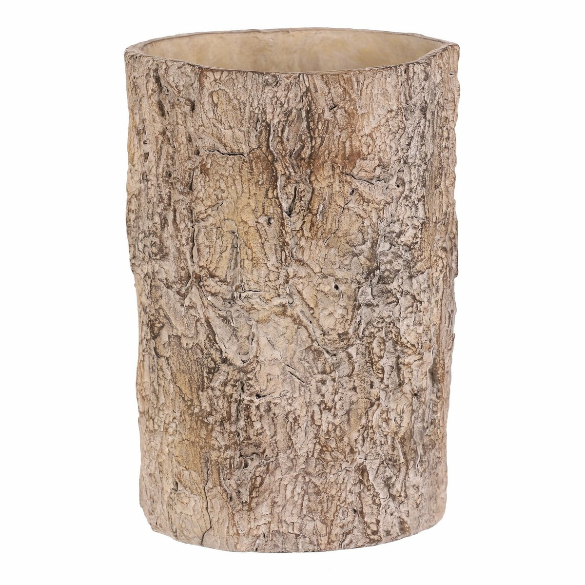 Kvetináč imitácia drevenej kôry, 18 x 18 x 26 cm,betón, 18 cm Kvetináč imitácia drevenej kôry, 18 x 18 x 26 cm,betón, 18 cm