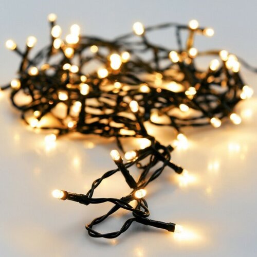 LED Vianočná vonkajšia reťaz teplá biela, 96x LED, 7 m, na batérie 3x AA, časovač, 7 m LED Vianočná vonkajšia reťaz teplá biela, 96x LED, 7 m, na batérie 3x AA, časovač, 7 m