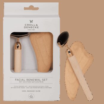 Masážny valček a doštička na tvár Gua Sha Obsidian