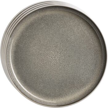 Mäser Súprava dezertných tanierov Lunaria Brown 20 cm, 4 ks