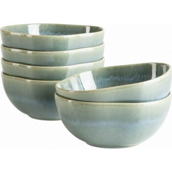 Mäser Súprava misiek Cordelia Atacama Green Textura 16 cm, 6 ks