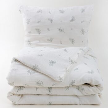 Matex Mušelínové obliečky Olivka, 140 x 200 cm, 70 x 90 cm