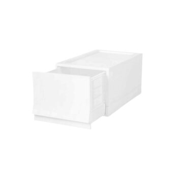 Modulárny úložný box Wave Junior Snow bez koliesok 43,4 x 27,2 x 22 cm, úzky - 1 zásuvka