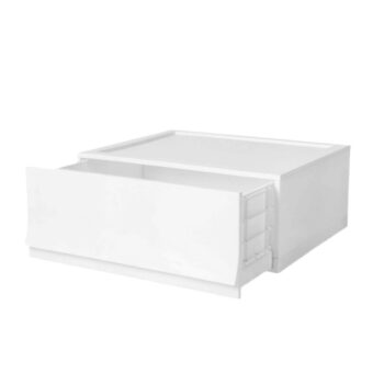 Modulárny úložný box Wave Snow bez koliesok 54,6 x 43,4 x 22 cm, široký - 1 zásuvka