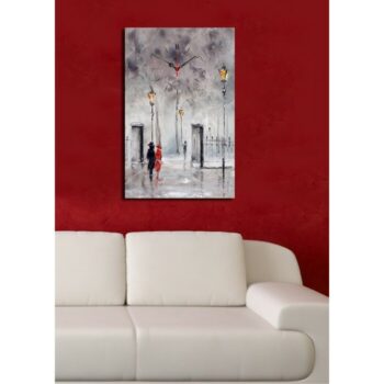 Nástenné hodiny Abstract YYCS-1, 45 x 70 cm