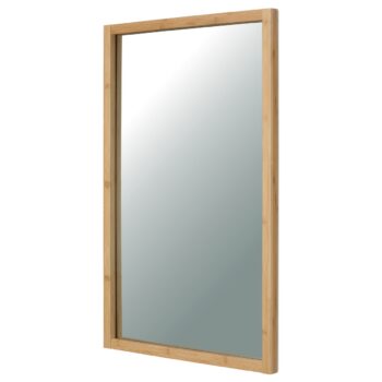 Nástenné zrkadlo B044 NAT, bambus, L