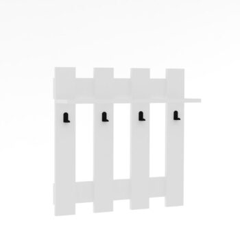 Nástenný vešiak Carina White