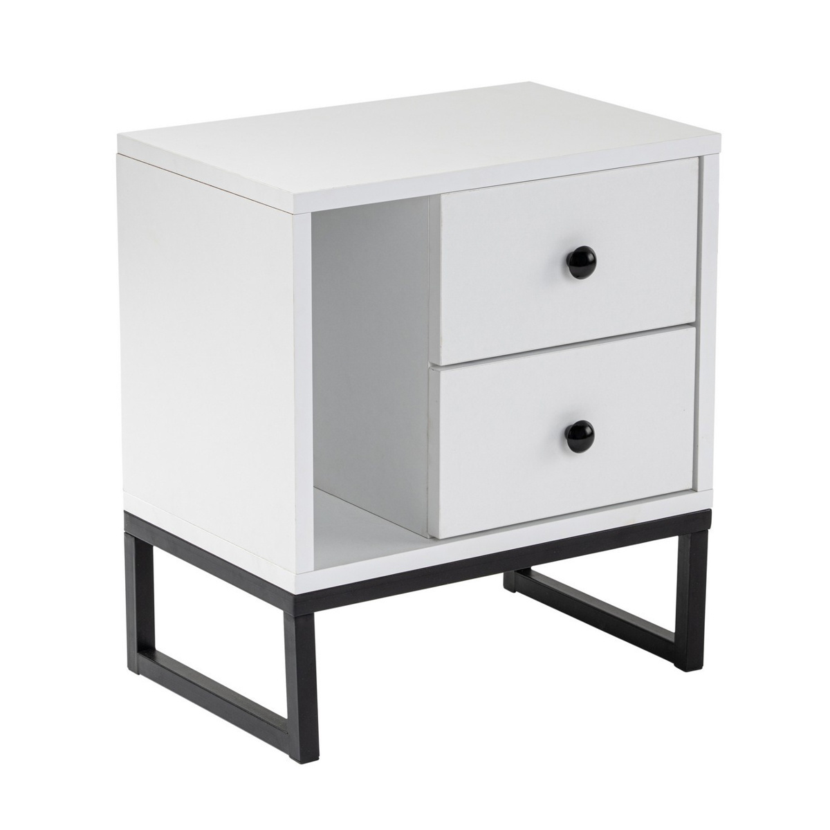 Nočný stolík Glimmer White Nočný stolík Glimmer White