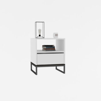 Nočný stolík Lindau White