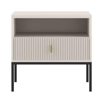 Nočný stolík MAGIRA, krémová