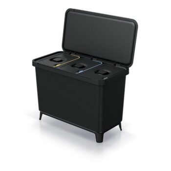 Odpadkový koš SYSTEMA na tříděný odpad 3 x 10 l náčerná