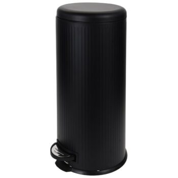 Odpadkový kôš s pedálom 30 l, 29,5 x 64 cm, čierna