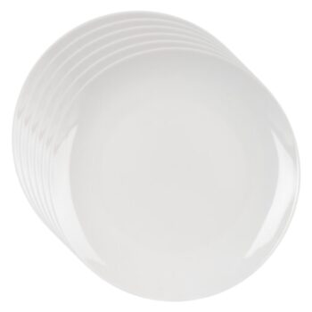 Orion Detský plytký porcelánový tanier MONA, pr. 21 cm, 6 ks