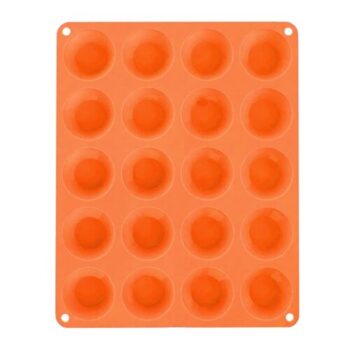 Orion Forma silikón muffiny malé 20, oranžová