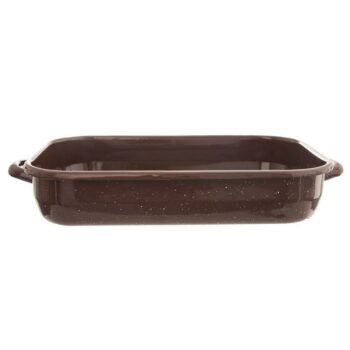 Orion Smaltovaný pekáč Brown, 37,5 x 24 x 7 cm, L