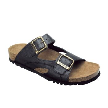 Pánske papuče Scholl Moldava AD, čierne, veľkosť40, 40 EU