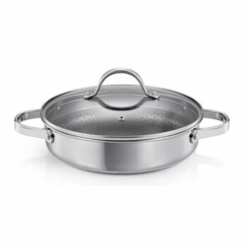 Panvica hlboká SteelCRAFT s pokrievkou ø 28 cm, 2 úchyty, 28 cm