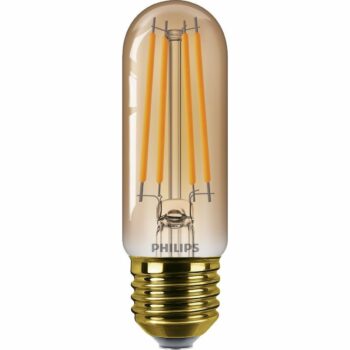 Philips LED filament žiarovka E27 T32 7W (40W) 1800K nestmievateľná, jantárová
