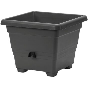 Plastia Kvetináč samozavlažovací BERGAMOT 40 x 40 cm, sivá, 40 x 40 cm
