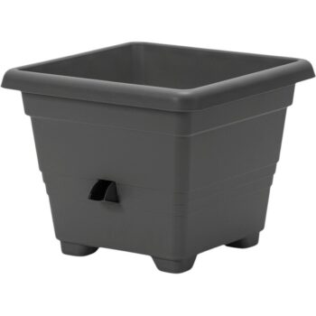 Plastia Kvetináč samozavlažovací BERGAMOT, antracit, , 35 x 35 cm