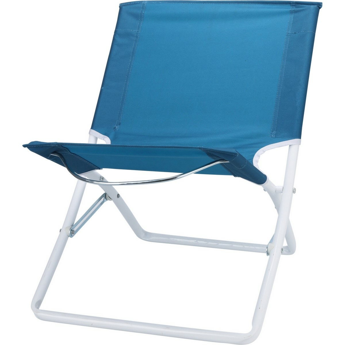 Plážové skladacie kreslo, modrá Plážové skladacie kreslo, modrá