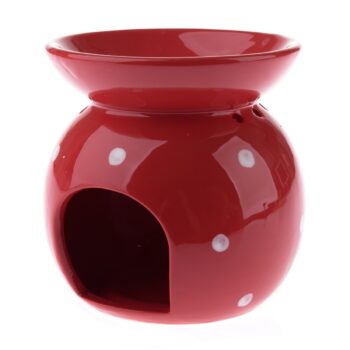 Porcelánová arómalampa Abuela červená, 9,8 x 12,5 cm