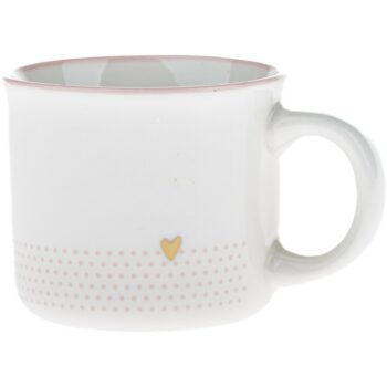 Porcelánový hrnček Zlaté srdiečko 100 ml