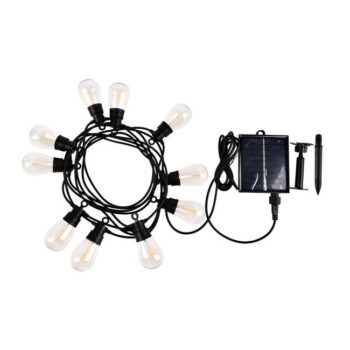 Rabalux 77165 vonkajšia solárna dekoratívna LED reťaz Zirc, 3,6 W, 2700K, 35lm, IP44