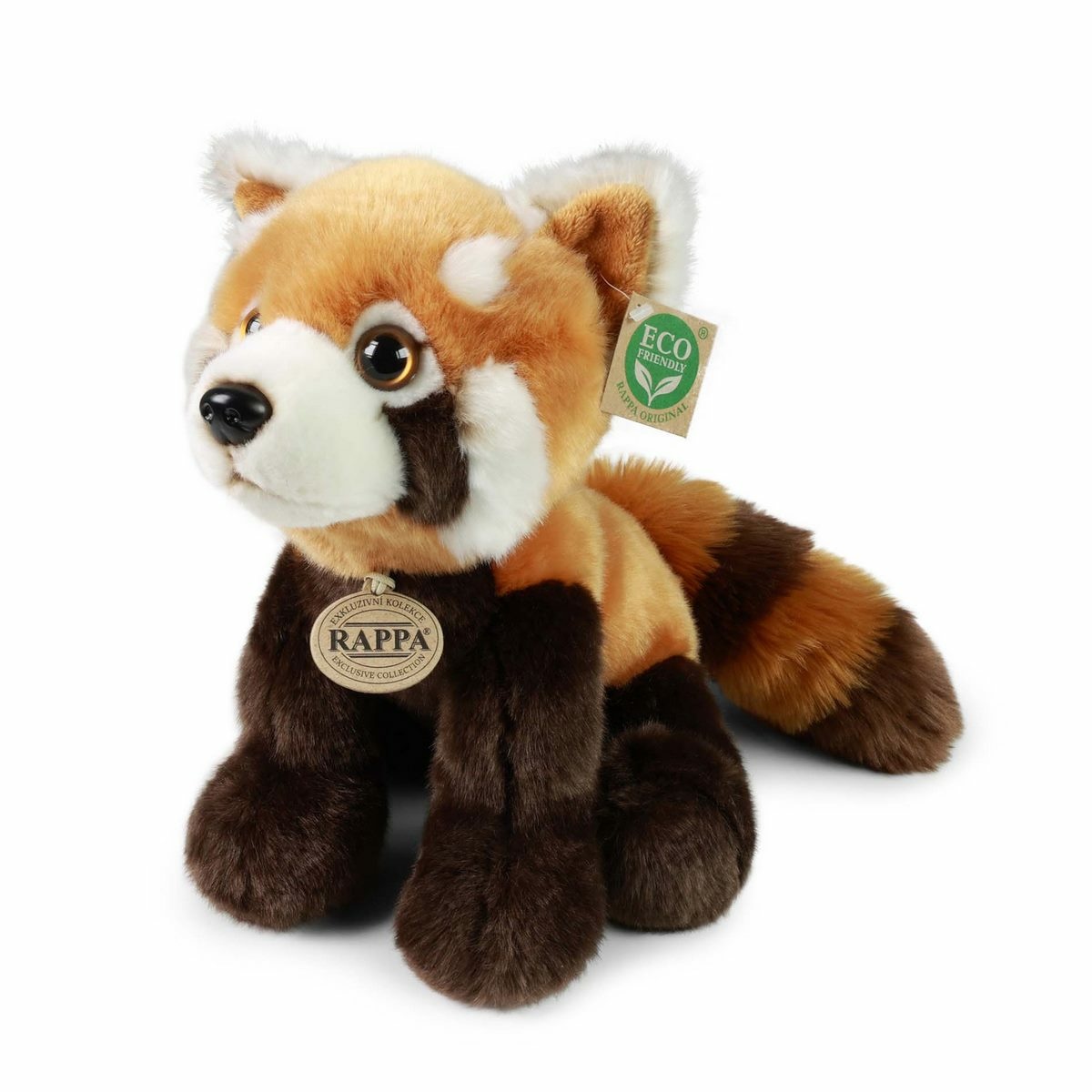Rappa Plyšová panda červená 28 cm ECO-FRIENDLY Rappa Plyšová panda červená 28 cm ECO-FRIENDLY
