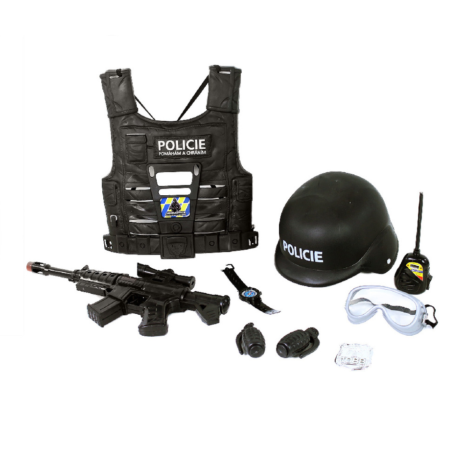 Rappa Policajná vesta s českými nápismi a príslušenstvom Rappa Policajná vesta s českými nápismi a príslušenstvom