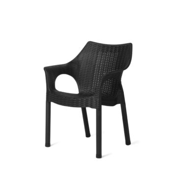 Ratanové kreslo Cambridge Night 61 x 54 x 80 cm