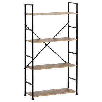 Regál GD-224 OAK Stor, 4 police, 58,5 x 23,5 x 112,5 cm, 4 poschodia