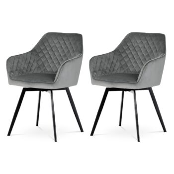 Sada jedálenských stoličiek DCH-425 GREY4, 2 ks