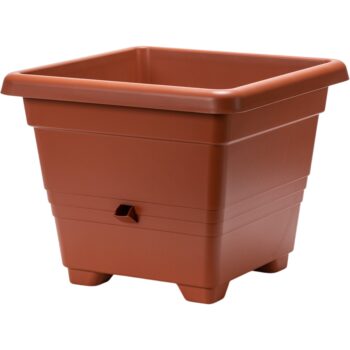 Samozavlažovací kvetináč BERGAMOT, terakota, Plastia, 50 x 50 cm, 50 x 50 cm