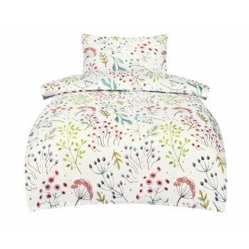 Satinové povlečení Deluxe Jasmine, 140 x 200 cm,70 x 90 cm