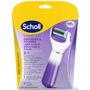 Scholl Elektrický pilník na chodidlá s brúsnou hlavicou 2v1