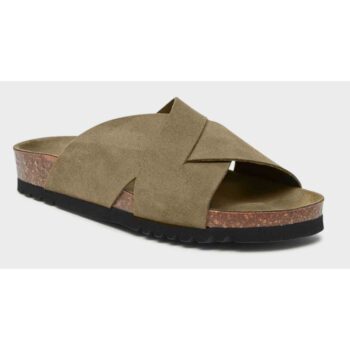 Scholl Pantofle Vivian, khaki, veľkosť 38, 38 EU